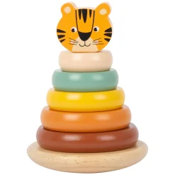 - Houten Stapeltoren Safari Tijger, 7dlg.-Small Foot Discount