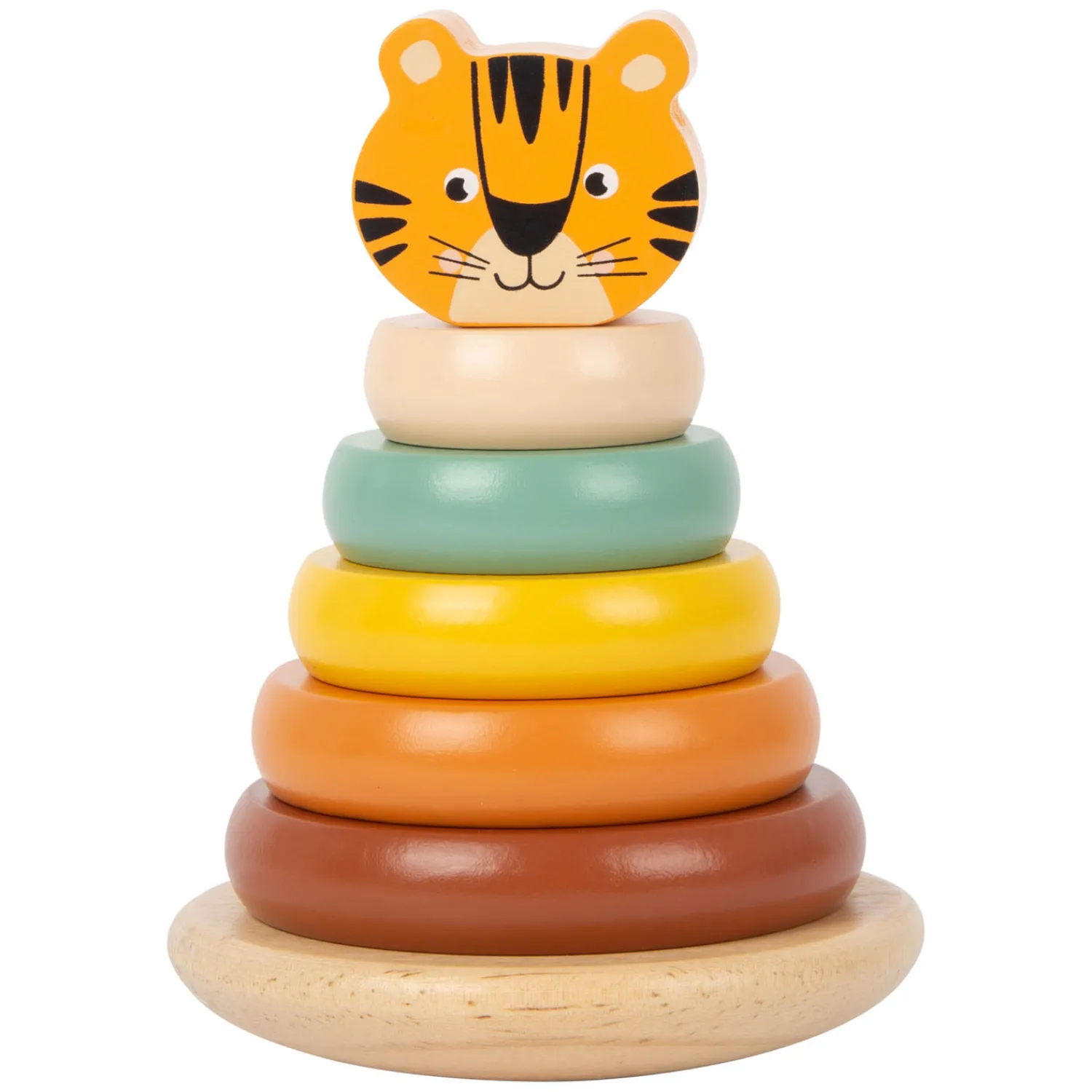 - Houten Stapeltoren Safari Tijger, 7dlg.-Small Foot Discount