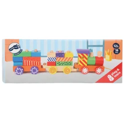 - Houten Stapelblokken Trein, 16dlg.>Small Foot Online
