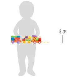 - Houten Stapelblokken Trein, 16dlg.><noscript><img width=