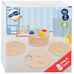 - Houten Stapelspel Logisteck Educatief, 9dlg.>Small Foot Clearance