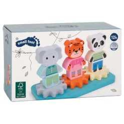 - Houten Stapelspel met Tandwielen Jungle Friends FSC>Small Foot Outlet
