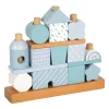 Small Foot - Houten Stapelhuis Blauw - 18dlg. Discount
