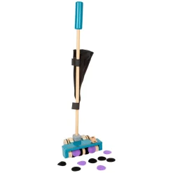 - Houten Stofzuiger met Gekleurde Klittenband Stippen, 12dlg.-Small Foot Online