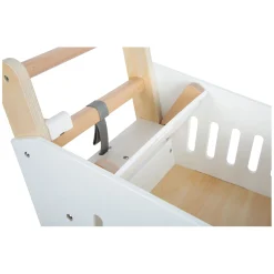 Small Foot - Houten Supermarkt Winkelwagen Wit Hot