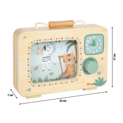 - Houten Televisie Muziekdoos Safari FSC-Small Foot Discount