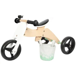 - Houten Training Driewieler/Loopfiets 2in1 Saliegroen-Small Foot Sale