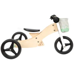 - Houten Training Driewieler/Loopfiets 2in1 Saliegroen-Small Foot Sale
