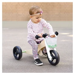 - Houten Training Driewieler/Loopfiets 2in1 Saliegroen-Small Foot Sale