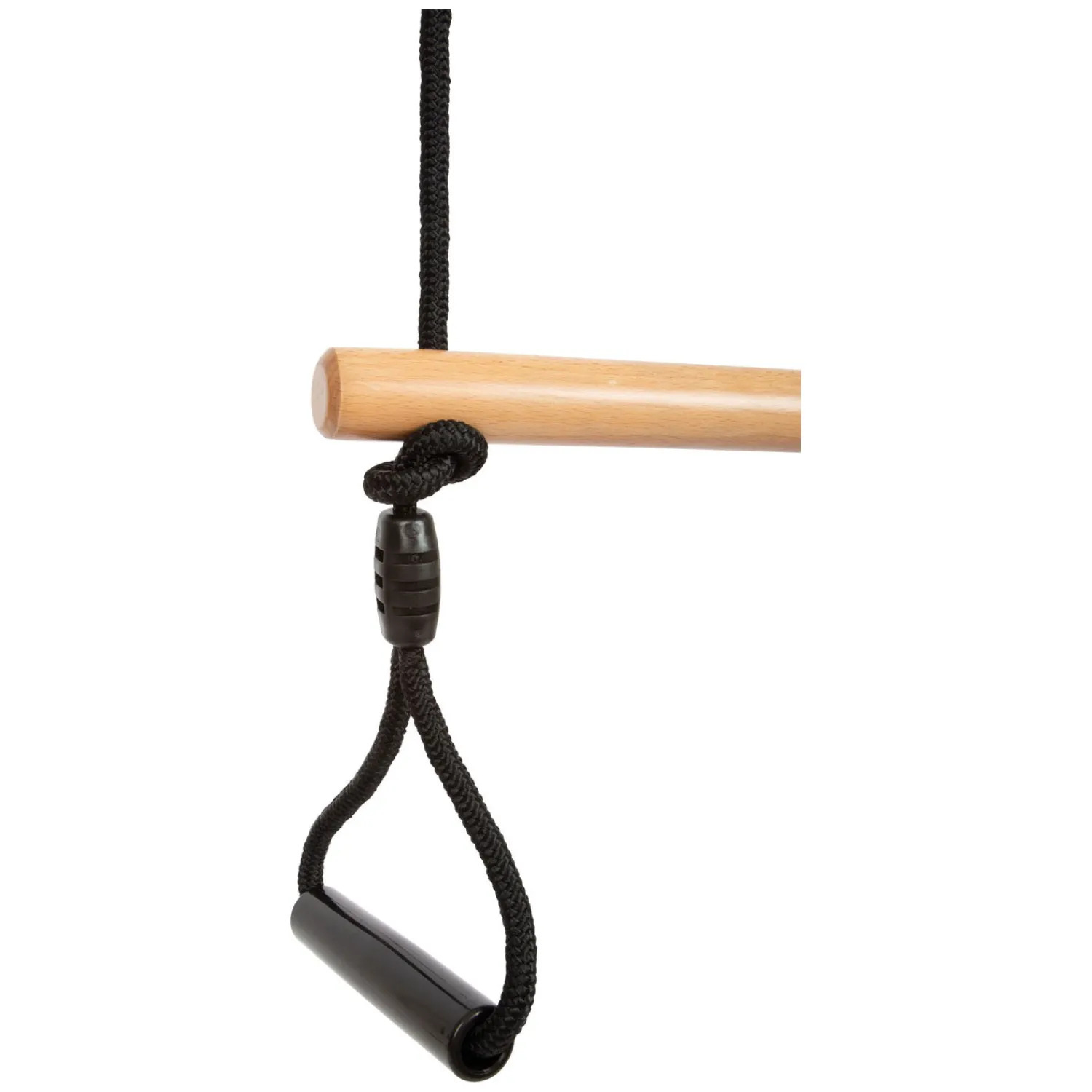 Small Foot - Houten Trapezeschommel met Gymnastiekringen Black Line Clearance