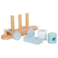 Small Foot - Houten Trein Blauw Sale