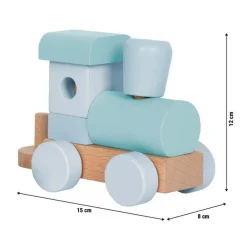 Small Foot - Houten Trein Blauw Sale
