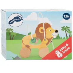 - Houten Trekfiguur met Motoriekspiraal Safari>Small Foot Outlet