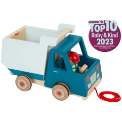 - Houten Trekfiguur Kiepvrachtwagen><noscript><img width=