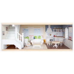 - Houten Urban Villa Poppenhuis met Accessoires, 13dlg.><noscript><img width=