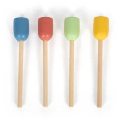 - Houten Vang de Bal Set, Set van 4><noscript><img width=