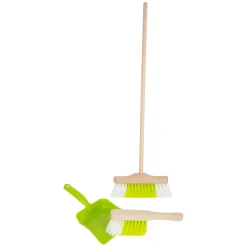 - Houten Veegset met Bezem, 3dlg.>Small Foot Discount