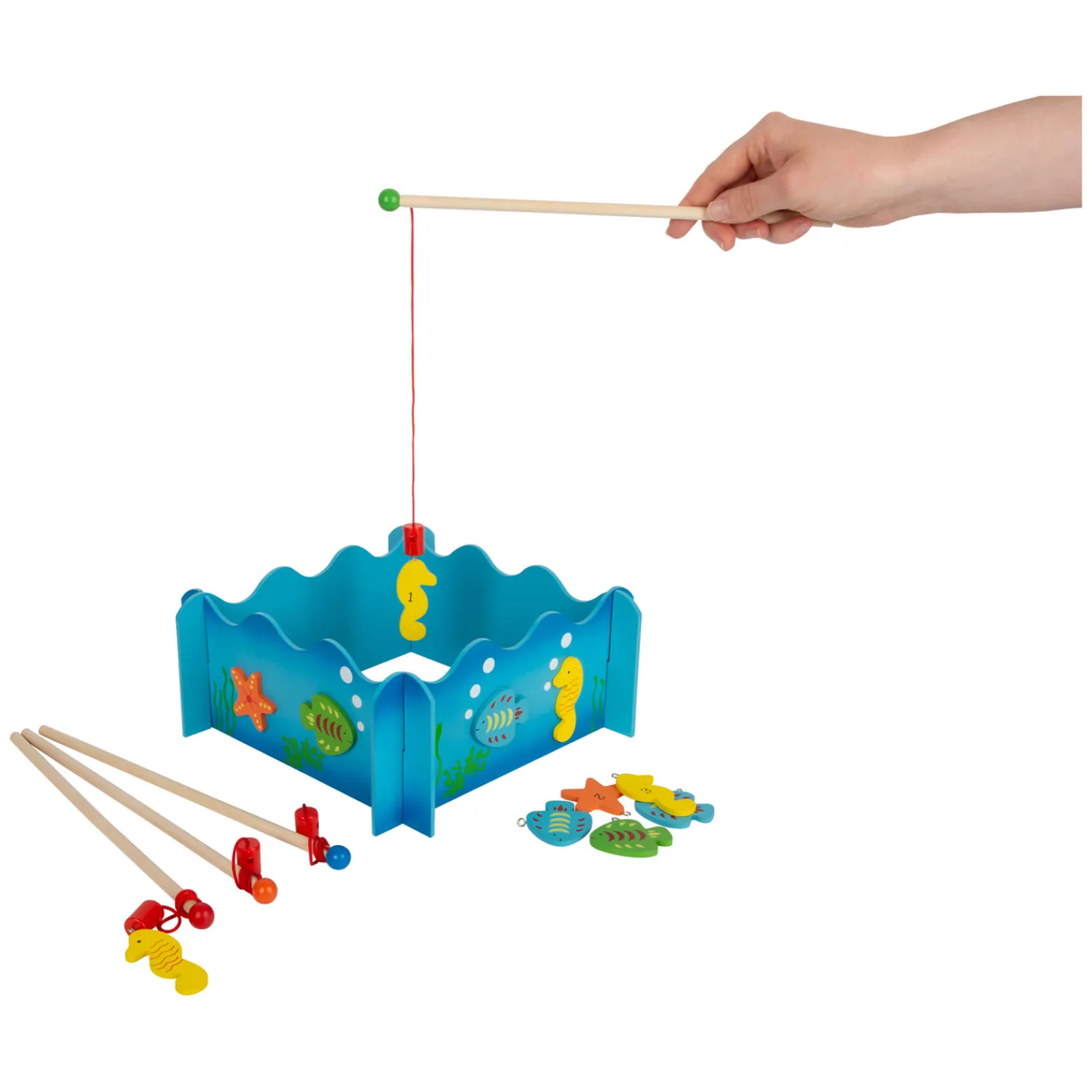 Small Foot - Houten Vishengelspel Oceaan