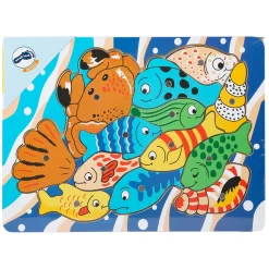 - Houten Vishengelspel Puzzel>Small Foot Clearance