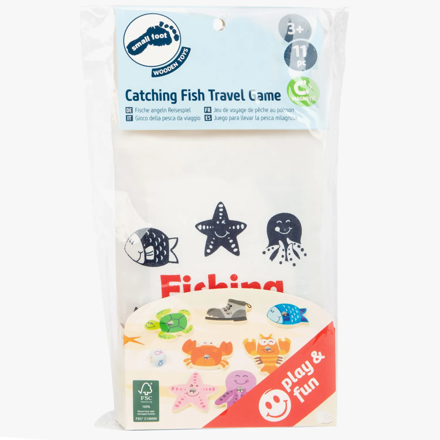 - Houten Vishengel Reisspel>Small Foot Sale