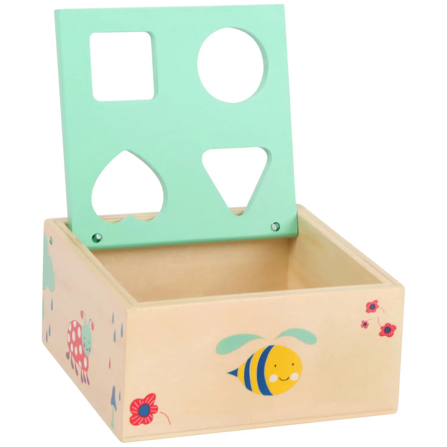 - Houten Vormenstoof met Blokken Natuur, 5dlg.-Small Foot