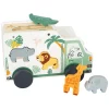 - Houten Vormenstoof Jeep Safari, 6dlg.-Small Foot New