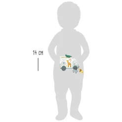 - Houten Vormenstoof Jeep Safari, 6dlg.-Small Foot New