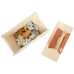 - Houten Vormenstoof Ark van Noach Safari, 15dlg.><noscript><img width=