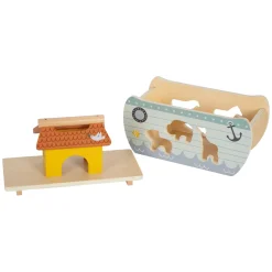 - Houten Vormenstoof Ark van Noach Safari, 15dlg.><noscript><img width=