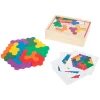 Small Foot  -  Houten Vormenpuzzel Hexagon Best
