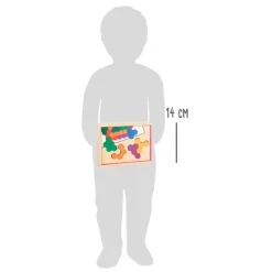 Small Foot  -  Houten Vormenpuzzel Hexagon Best