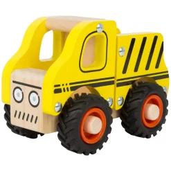 - Houten Werkvoertuig Bouwplaats Geel-Small Foot Online