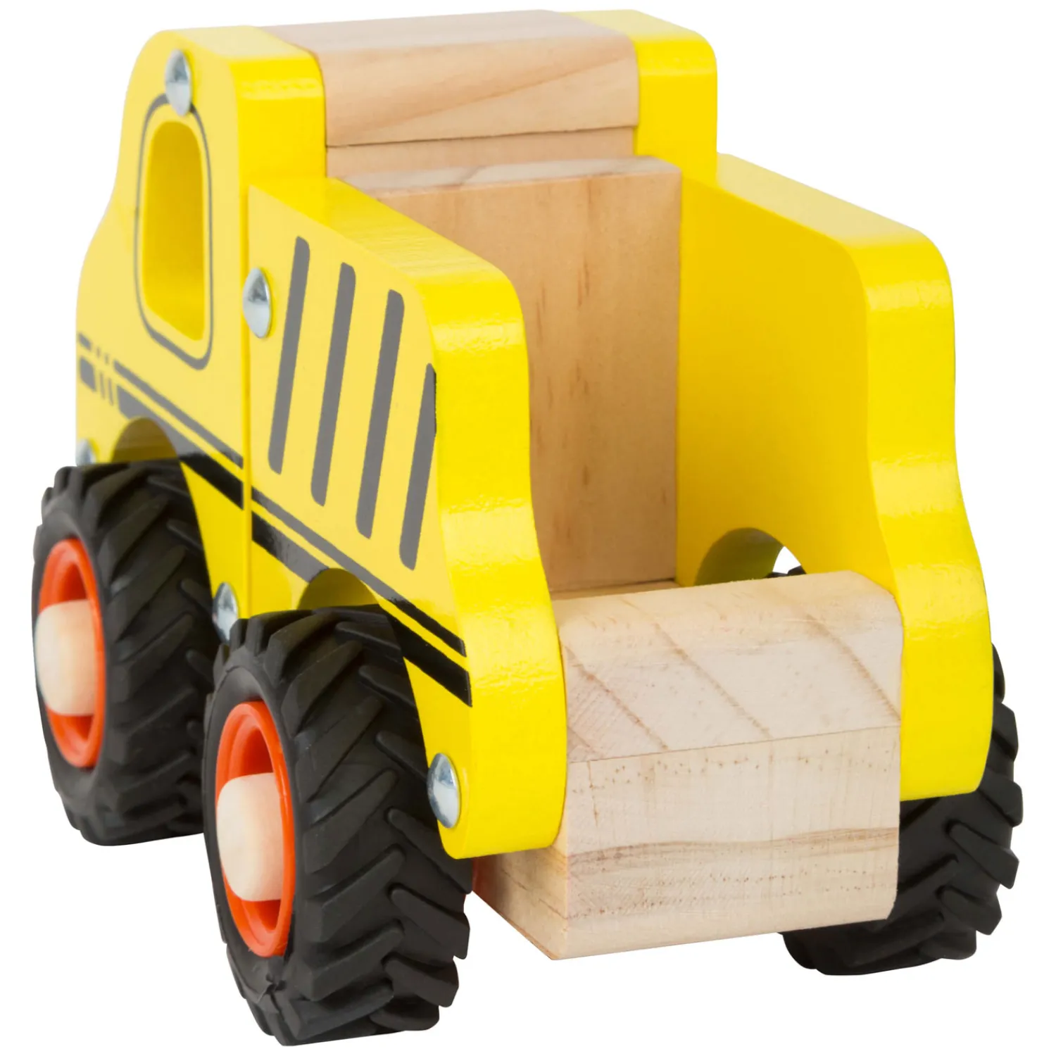 - Houten Werkvoertuig Bouwplaats Geel-Small Foot Online