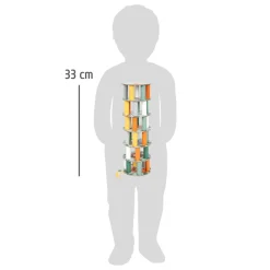 Small Foot  -  Houten Wiebeltoren Safari Spel Clearance