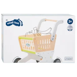 Small Foot - Houten Winkelwagen Supermarkt Discount