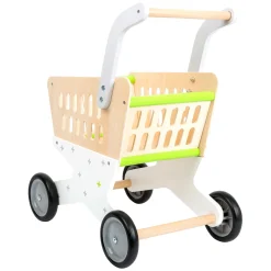 Small Foot - Houten Winkelwagen Supermarkt Discount