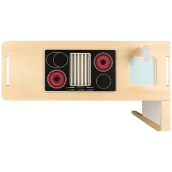 - Houten Winkel Wit met Kassa en Lopende Band-Small Foot Clearance