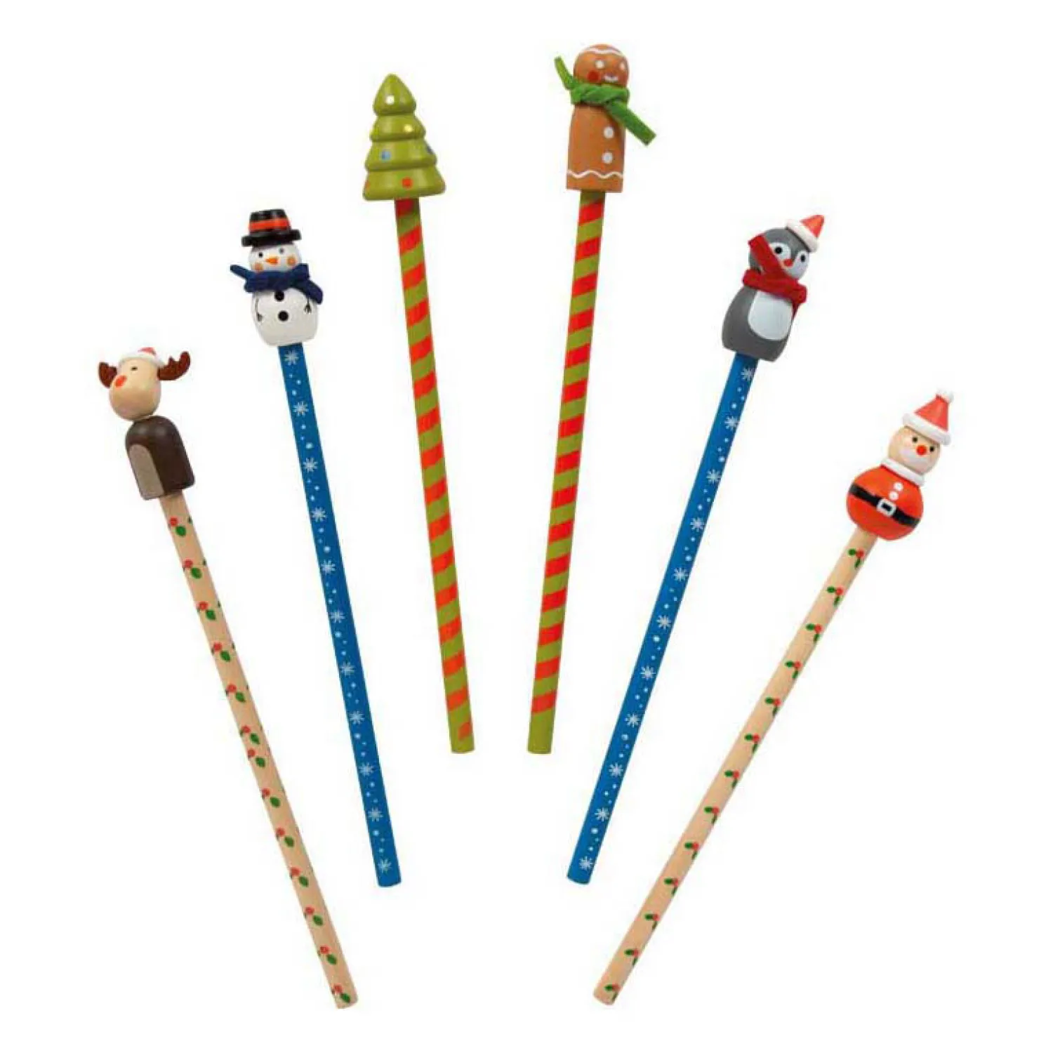 - Kerstpotloden Set, 6dlg.-Small Foot Hot