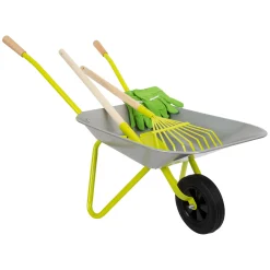 - Metalen Kruiwagen met Tuingereedschap, 5dlg.-Small Foot Clearance