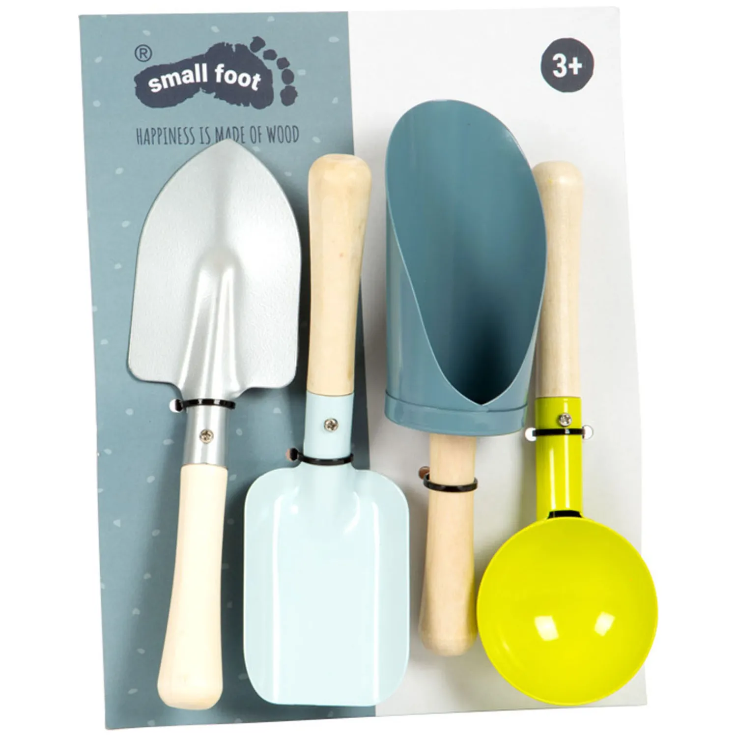 - Metalen Schepjes, 4dlg.-Small Foot Outlet