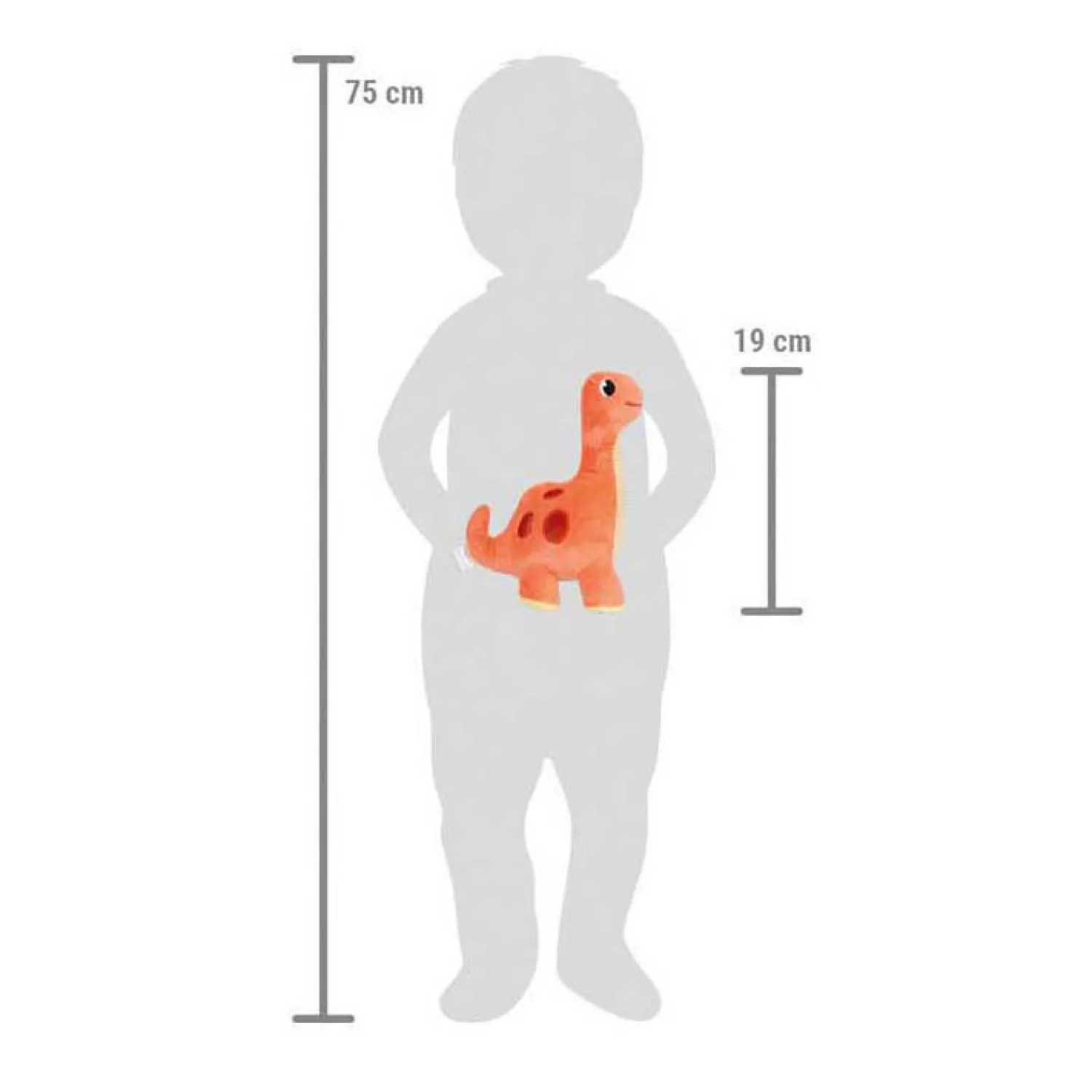 - Pluche Dinosaurus Rood-Small Foot New