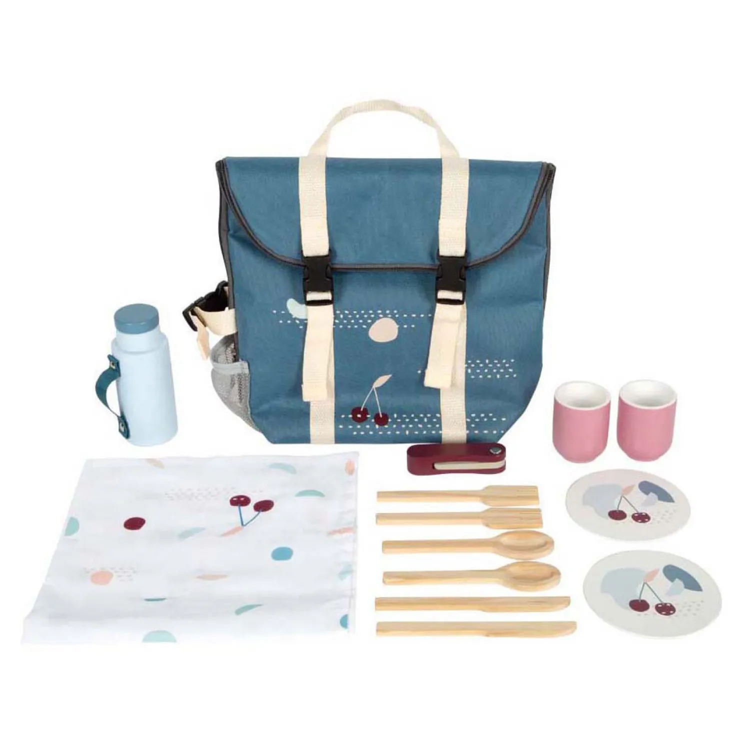 Small Foot - Rugzak met Houten Picknick Tasty Speelset, 14dlg. Online