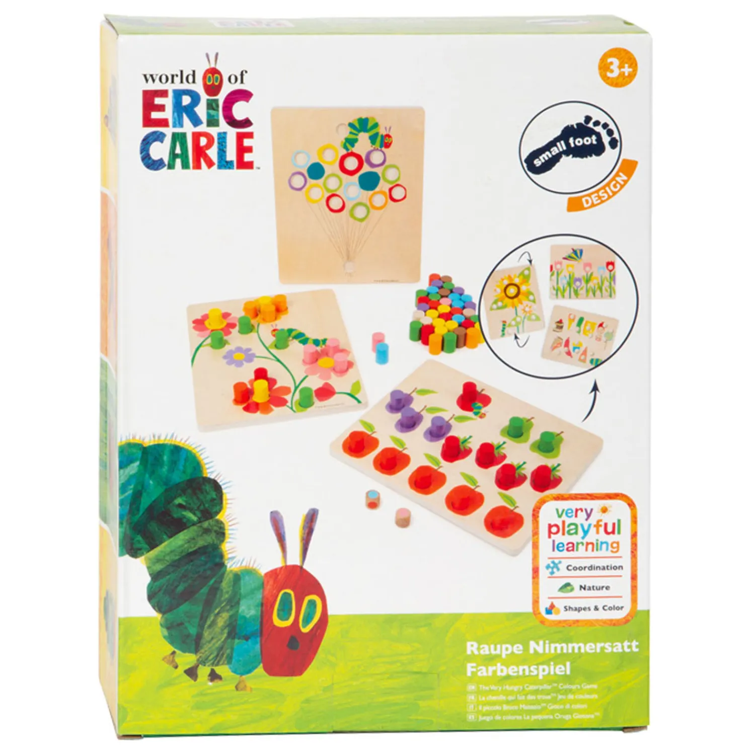 Small Foot - Rupsje Nooitgenoeg Houten Kleurenspel New