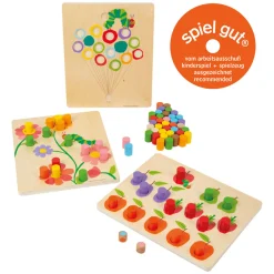 Small Foot - Rupsje Nooitgenoeg Houten Kleurenspel New