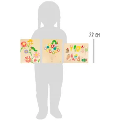 Small Foot - Rupsje Nooitgenoeg Houten Kleurenspel New