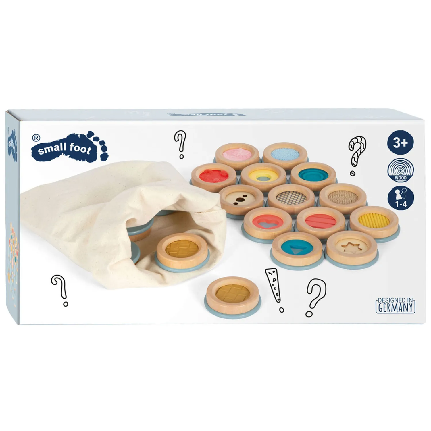 - Sensorisch Houten Geheugenspel Sensory-Small Foot Clearance