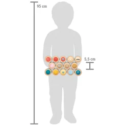 - Sensorisch Houten Geheugenspel Sensory-Small Foot Clearance