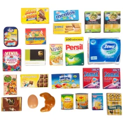 - Speeleten in Metalen Winkelmandje, 25dlg.><noscript><img width=