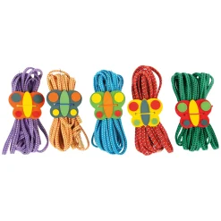 Small Foot - Springelastiek Vlinder Kleur, Set van 5 Clearance