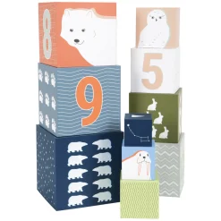 Small Foot - Stapelblokken Karton Arctic, 10dlg.